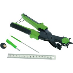 Kerbl Dziurkacz do skóry (skór) z 6 rozmiarami otworów