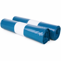 Worki na odpady (śmieci) plastikowe LDPE, 70x110 cm, 120L, rolka 20 szt.
