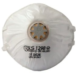 Półmaska BLS 129BW FFP2 R D, z zaworkiem